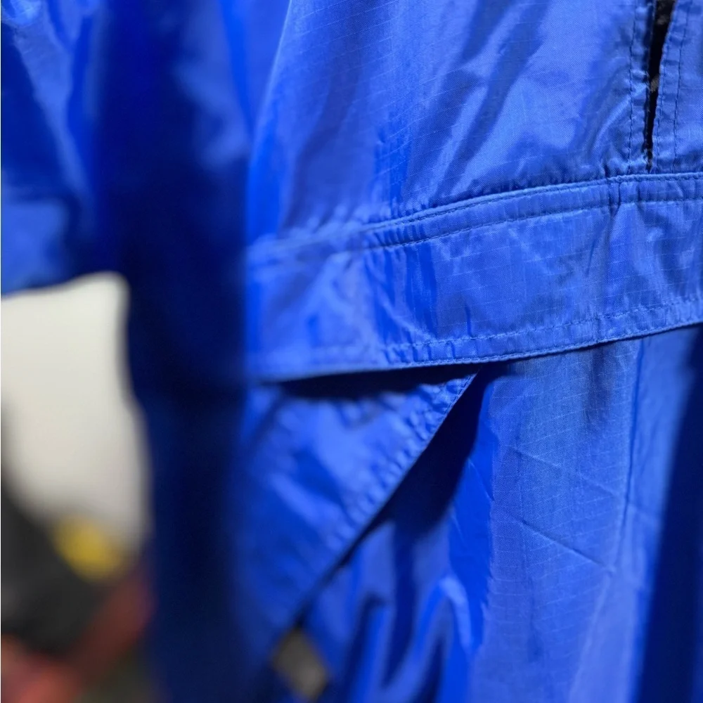 UltraClub Collection Size Large Blue/Black Windbreaker Jacket
